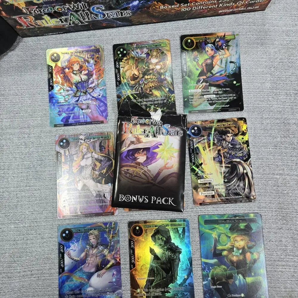 Force Of Will Vingolf Ruler All Stars Trading Card Game Rare Limited Boxed Set